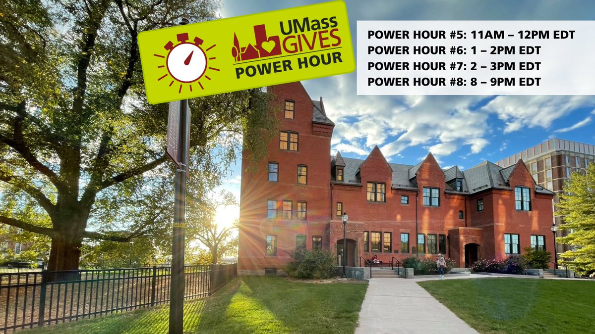 UMass Amherst Alumni (@alumniumass) on Twitter photo 🎉 Day 2 of #UMassGives is here—let’s keep the momentum going!
Show off your <a href="/UMassAmherst/">UMass Amherst</a> pride and give back to the experiences, research opportunities, and programs that shaped YOU. Support what you love at umassgives.org.
Amplify your impact by donating during 🎉 Day 2 of #UMassGives is here—let’s keep the momentum going!
Show off your <a href="/UMassAmherst/">UMass Amherst</a> pride and give back to the experiences, research opportunities, and programs that shaped YOU. Support what you love at umassgives.org.
Amplify your impact by donating during