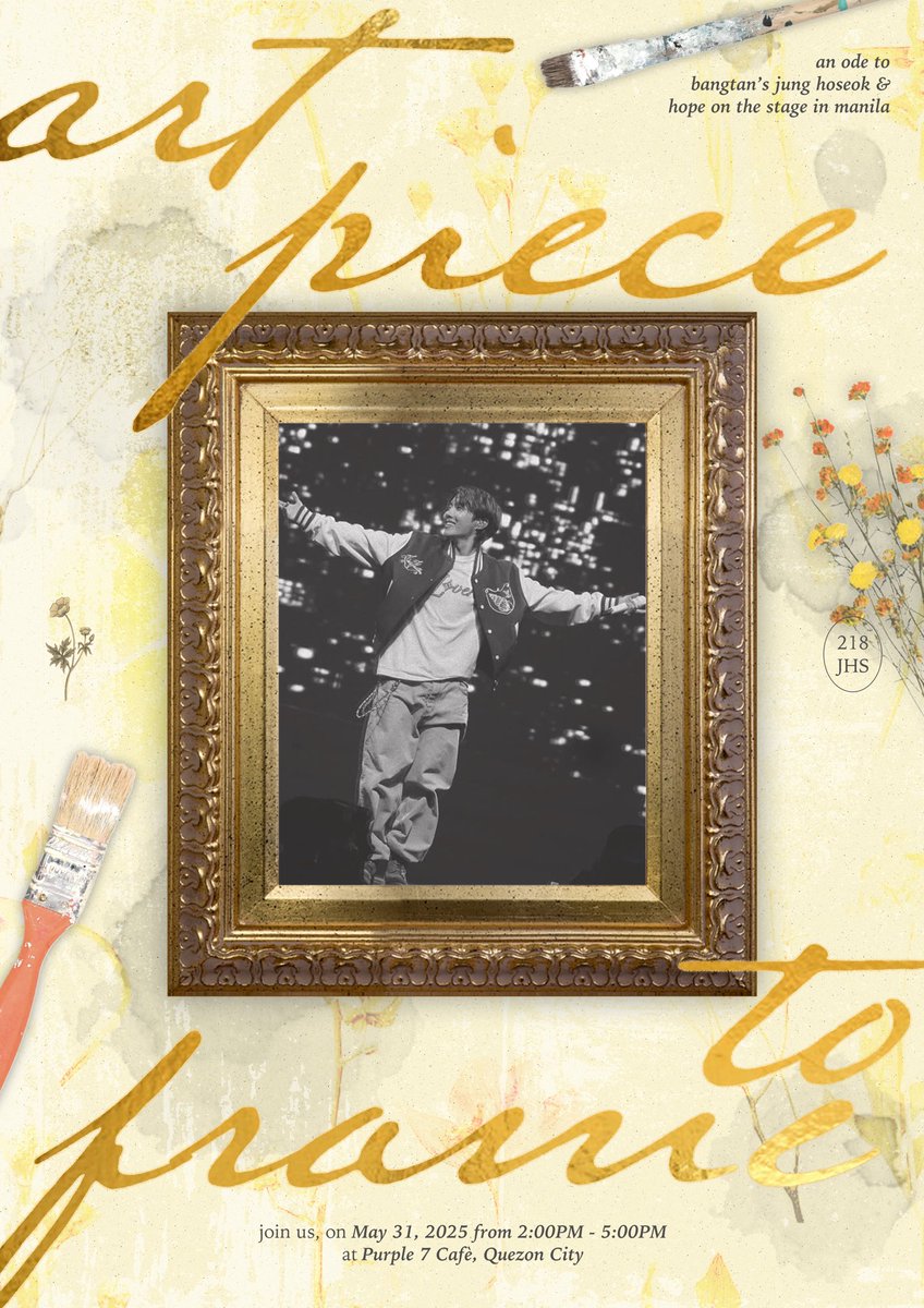 chikookcart's tweet photo. ⌞ART PIECE TO FRAME⌝
𝐀 𝐂𝐔𝐏𝐒𝐋𝐄𝐄𝐕𝐄 𝐄𝐕𝐄𝐍𝐓 𝐅𝐎𝐑 𝐁𝐓𝐒 𝐉-𝐇𝐎𝐏𝐄

ONSITE REGISTRATION
Kit Price: 380 PHP

🔗: https://t.co/yvMRsupqL0

...limited slots only! 🎞️

#ArtPiecetoFrameCSE #BTS #JHOPE #HOPE_ON_STAGE_TOUR https://t.co/GZeVEQwJ5b