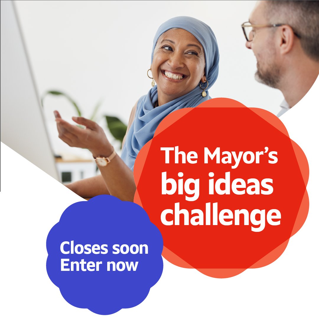 West Yorkshire Combined Authority (@westyorkshireca) on Twitter photo Last chance to enter! The Mayor’s big ideas challenge to tackle health inequalities closes next Wednesday. Don’t miss out on the chance to win a share of £700,000 in funding to create positive change in West Yorkshire! ⬇️
wybusiness-skills.com/MayorsBigIdeas…
#BigIdeasChallenge #Innovation Last chance to enter! The Mayor’s big ideas challenge to tackle health inequalities closes next Wednesday. Don’t miss out on the chance to win a share of £700,000 in funding to create positive change in West Yorkshire! ⬇️
wybusiness-skills.com/MayorsBigIdeas…
#BigIdeasChallenge #Innovation