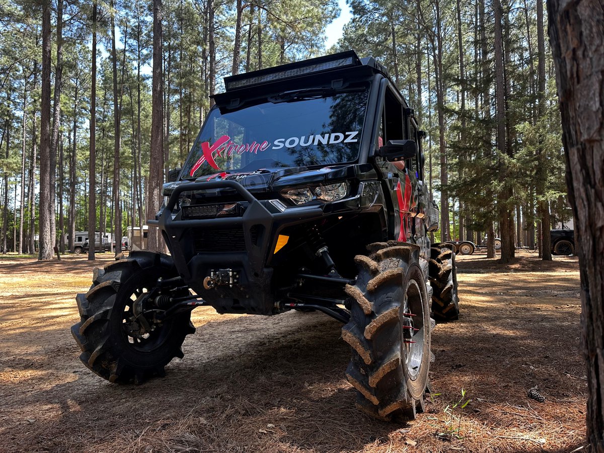 ThumperFab's tweet photo. Xxtreme Soundz was THUMPIN on the trails with our Level 5 Rockford Fosgate Audio roof.

#CANAM #UTV #THANKSFORTHUMPIN https://t.co/KU75cF2xie