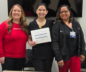 WakeMed's tweet image. Congratulations to Henise Bacani for being recognized as the #WakeMed North Hospital's Employee of the Month for April 2025!
🏆
“Her tasks are completed efficiently and in a timely manner, and she goes out of her way to help you with your duties as well."
