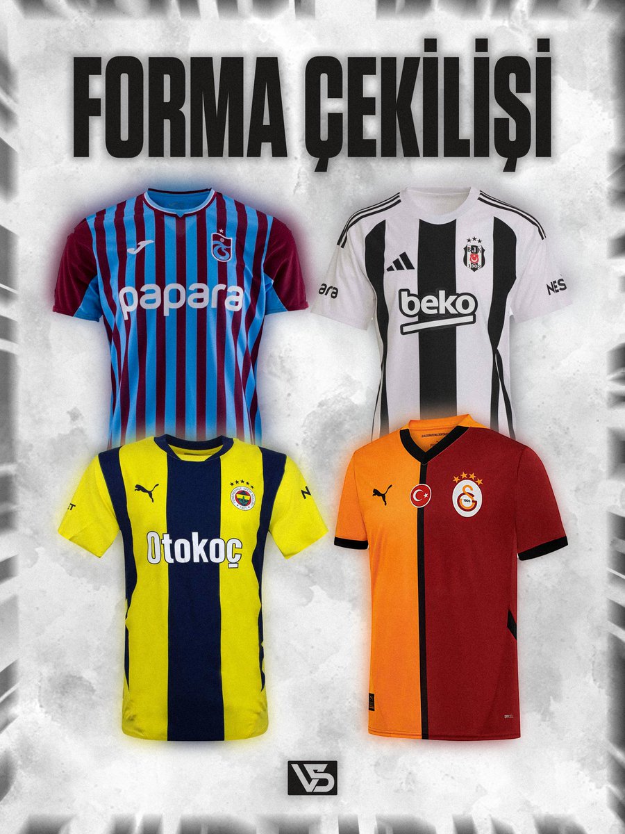 🎉 Çekiliş Başladı!

🔹 VekilSpor olarak takipçilerimize özel bir forma çekilişi düzenliyoruz!

Katılım Şartları:
✅ Bizi takip et
✅ Bu gönderiyi beğen
✅ Bu gönderiyi yeniden gönder (RT)
✅ Yorumlara istemiş olduğun formanın görselini bırak ⚽👕

Çekilişin açıklanma tarihi: 9