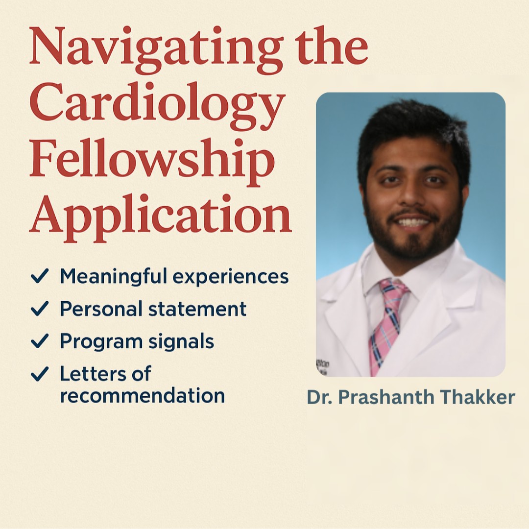 Missouri ACC (@missouriacc) on Twitter photo What do fellowship directors really look for?
<a href="/prathakker/">Prashanth D. Thakker</a> (WashU) shares insights on CVs, letters, research & program signaling — in conversation with <a href="/NinaManian/">Nina Manian</a>.
📎 ow.ly/3Lk450VJRth
#MOACC #Cardiology #Fellowship #MedEd What do fellowship directors really look for?
<a href="/prathakker/">Prashanth D. Thakker</a> (WashU) shares insights on CVs, letters, research & program signaling — in conversation with <a href="/NinaManian/">Nina Manian</a>.
📎 ow.ly/3Lk450VJRth
#MOACC #Cardiology #Fellowship #MedEd
