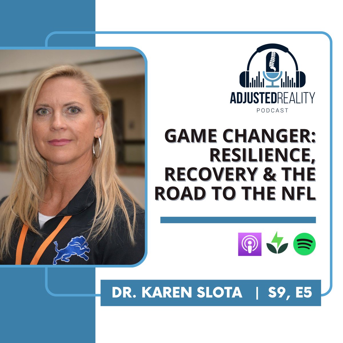 F4CP's tweet photo. 🌟 NEW episode of the Adjusted Reality podcast! Dr. Karen Slota joins us to share her path to becoming the first female chiropractor in the NFL and how she helps athletes perform at their best. Listen to the full episode at the link below!
@DrSMcAllister

https://t.co/LvadtOQhAV https://t.co/1V0MJviDld