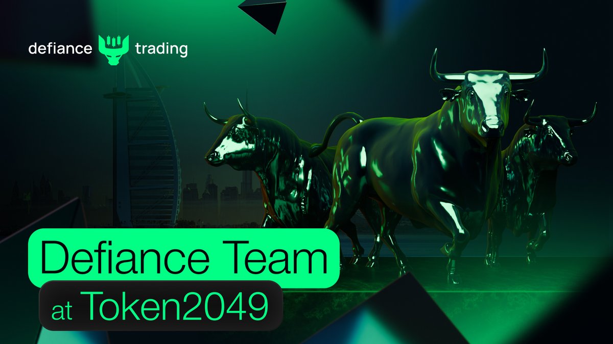 Defiance team is present at #Token2049