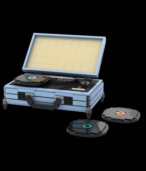 buildsnbricks's tweet photo. Briefcase record player MOC by buildsnbricks #LEGO https://t.co/nKeJqHgcyc