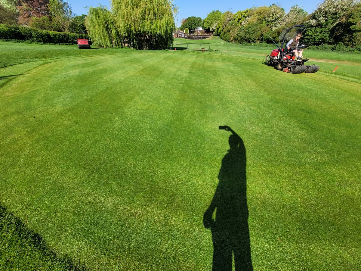 Lovely weather for delivery &amp; Install of <a href="/GreenTekGroup/">GreenTek</a> Thatch Away Verti Cutters today, fast, efficient, clean, with great results 👌👊