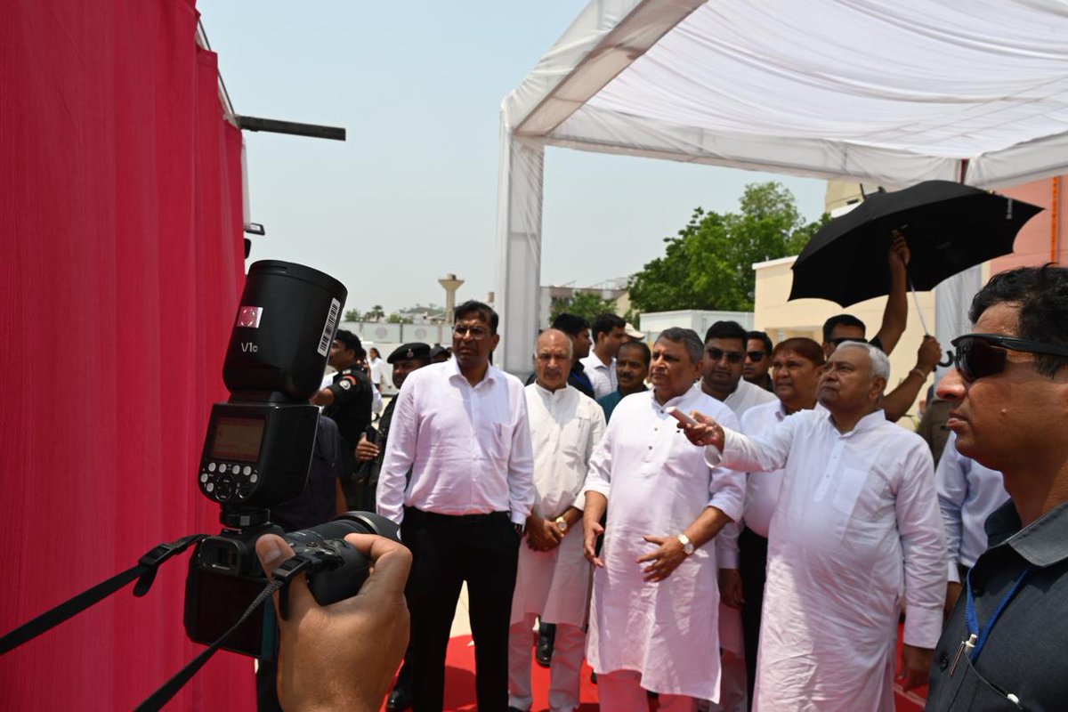 CMBiharNK's tweet photo. आज गया स्थित बिपार्ड परिसर में मेजर ध्यानचंद खेल परिसर का उद्घाटन किया और खेलो इंडिया यूथ गेम्स के आयोजन की तैयारियों का जायज़ा लिया। 

#JDU #NitishKumar #BiharSports #MajorDhyanChandComplex #GayaDevelopment #YouthEmpowerment https://t.co/gS0hQFMmCL