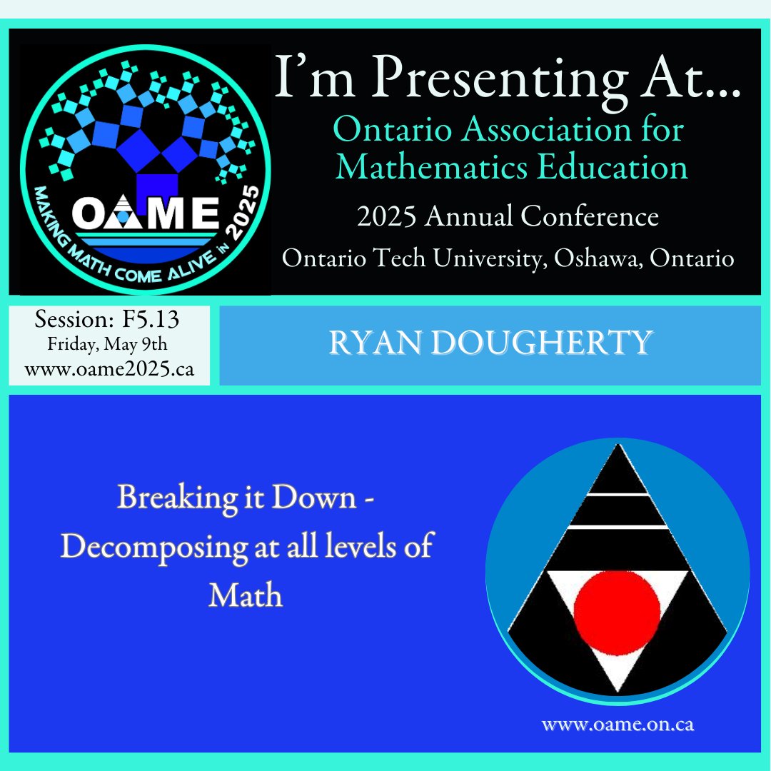 OAME is about a week away!  Looking forward to seeing my Canadian friends again and sharing Brainingcamp with teachers.  I'm also presenting on the importance of decomposing numbers in math.  It doesn't need to be only used in place value! <a href="/OAMEcounts/">OAME/AOEM</a> <a href="/brainingcamp/">Brainingcamp</a>
