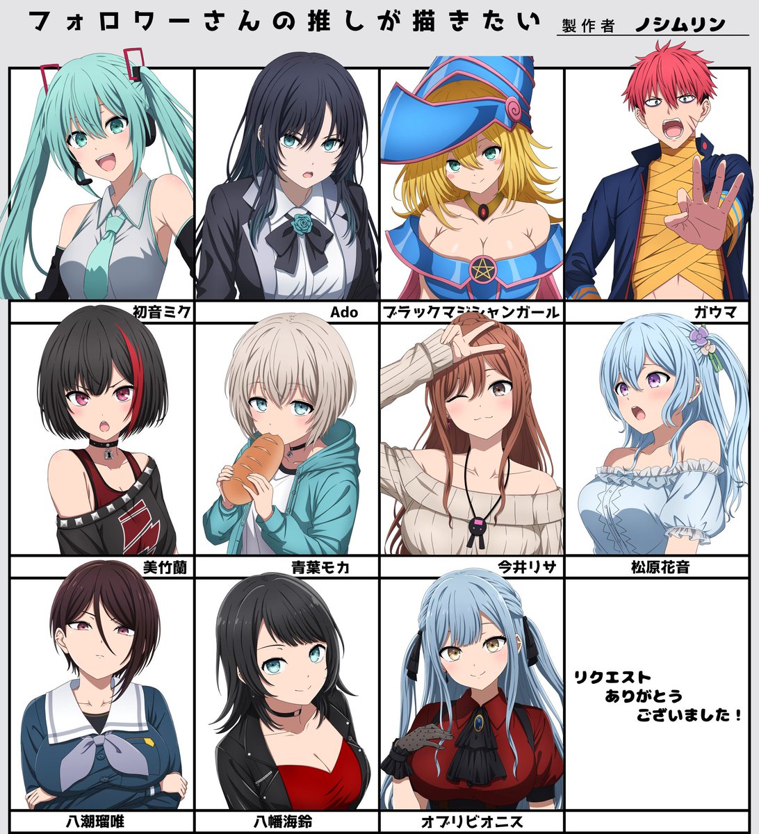 #今月描いた絵を晒そう 
むっちゃ描いた! 