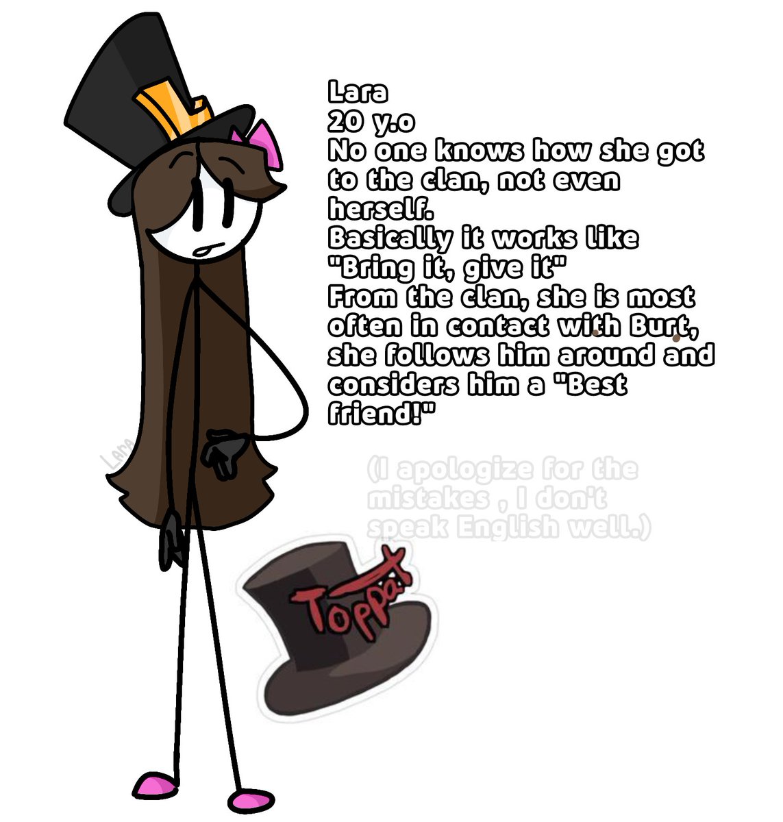 Lara04123's tweet image. I finally made a reference for my OC
#HenryStickminFanArt #HSC