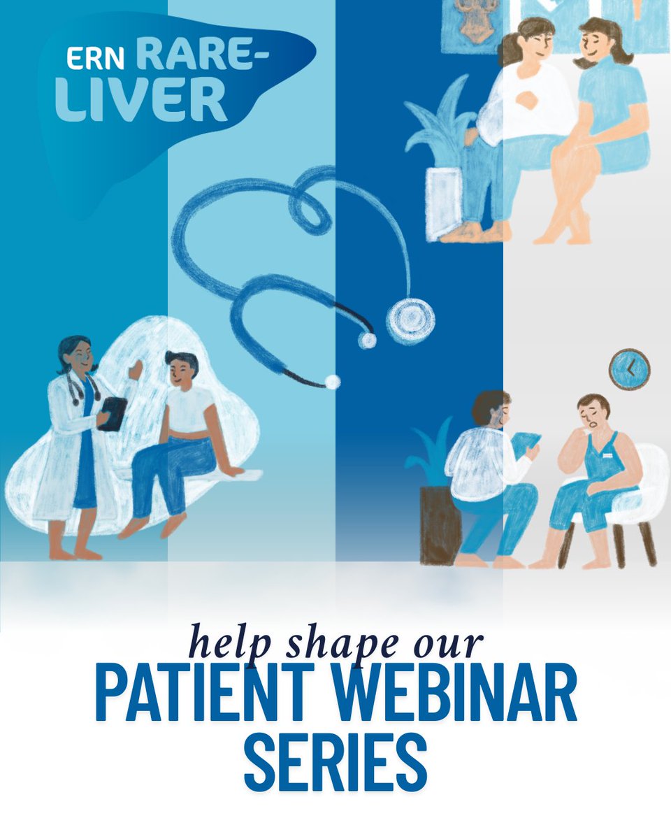 ERN RARE LIVER (@ern_rare_liver) on Twitter photo Help Shape Our Patient Webinar Series!
We’re planning our next webinar series for patients with rare and complex liver diseases, and we want to hear from you. What topics matter most to you or your community?
Share your ideas through our quick survey: ec.europa.eu/eusurvey/runne… Help Shape Our Patient Webinar Series!
We’re planning our next webinar series for patients with rare and complex liver diseases, and we want to hear from you. What topics matter most to you or your community?
Share your ideas through our quick survey: ec.europa.eu/eusurvey/runne…