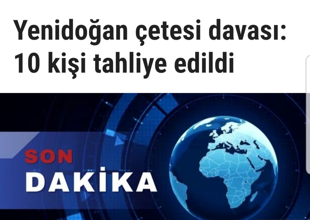 #SONDAKİKA 
Yenidoğan Çetesi Davası 
10 KİŞİ TAHLİYE EDİLDİ ! 

UCU KOVIT YOĞUN BAKIM ÇETESİNE DOKUNUYOR DİYE OLABİLIRMİ ?