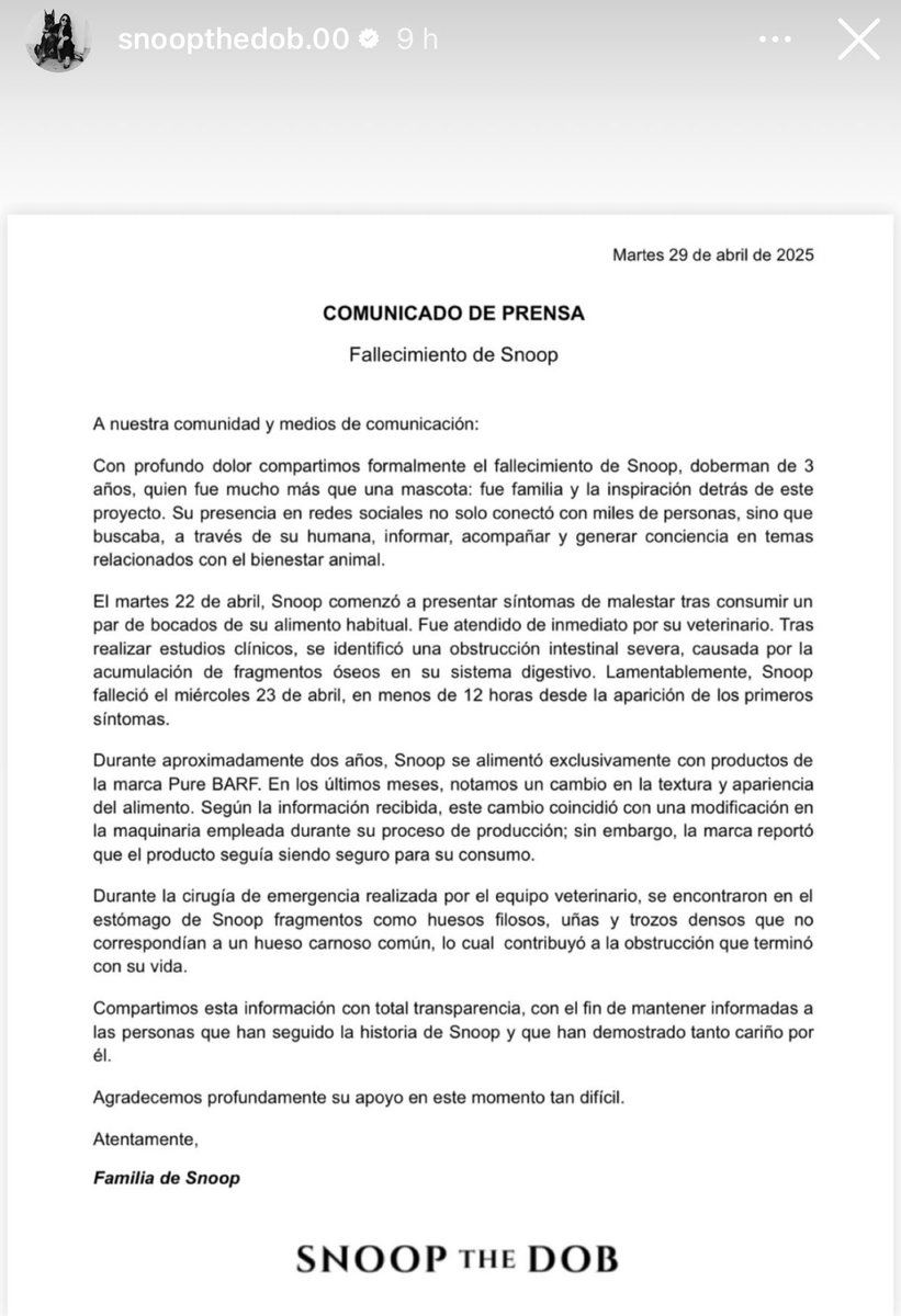 RaKe_Toquero's tweet photo. Porfavor ayúdenos a llegar a más personas, que investiguen la empresa PURE BARF y a su dueño.
La codicia les ganó y se convirtieron en asesinos
@SENASICA @SnooptheDob  @GobYucatan @DiariodeYucatan @MVSNoticias https://t.co/khPNNv8hFy