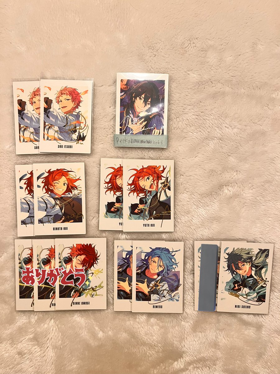 m_arc_he63's tweet photo. あんスタ　9周年　ぱしゃっつ

譲:英智.♪渉.北斗.スバル.真.忍.♪藍良.宗.ひなた.ゆうた.☆HiMERU.☆ニキ.♪敬人.紅郎.颯馬.友也.なずな.光.創.つむぎ.☆レオ
求:零薫>茨>凪砂または1枚128円＋送料

☆は交換優先
詳細・お声がけは次のリプへお願いいたします https://t.co/hhygHsiOPd