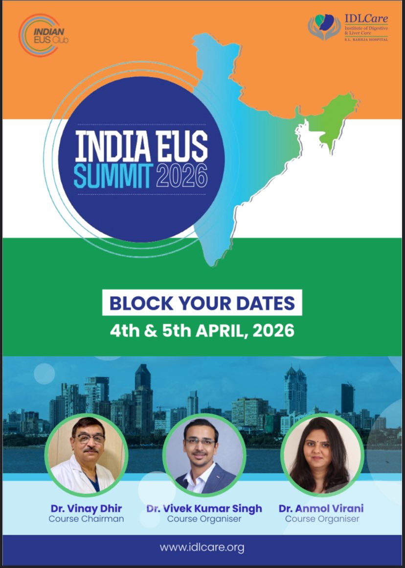 India EUS club invites you to attend the largest gathering of EUS enthusiasts in this part of the World. Please block your dates for the 2025 and 2026 edition
#GITwitter