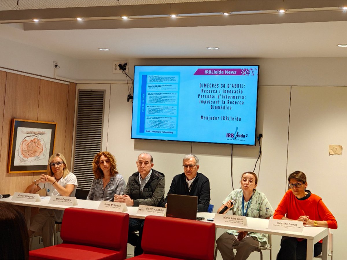 InfLleidaCOILL's tweet photo. Avui hem participat a la Jornada "Recerca i Innovació. Personal d’Infermeria: Impulsant la Recerca Biomèdica” organitzada per l'IRBLleida.

+info https://t.co/dTBPXx00em @IRBLleida_Info @Investenisciii @apicslleida @harnaulleida @GSS_Lleida @icspirineu https://t.co/0b8HjJFUDp