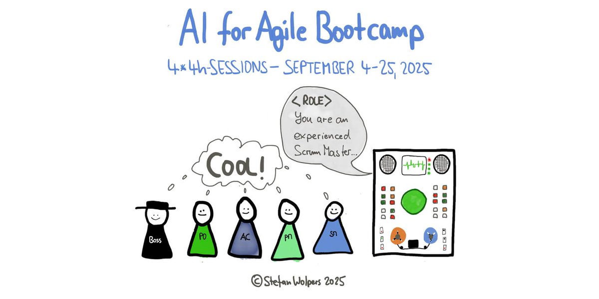 🖥 💯 🇬🇧 “The AI for Agilists course is an absolute essential for anyone working in the field!”

Guaranteed on Sept 4-25, 2025:

" #AI for #Agile BootCamp Cohort #1: Level‑Up Your Agile Career in Just Four Thursdays" buff.ly/QXzJJzt