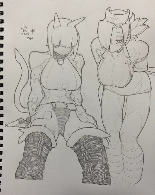 #今月描いた絵を晒そう 
5月はね!いっぱい描くよ! 