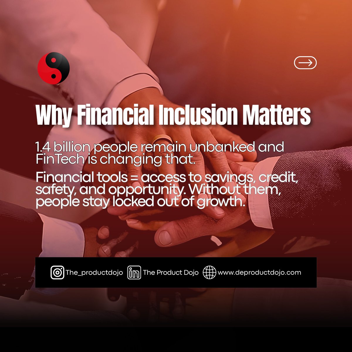 The_ProductDojo's tweet photo. And as we round the month of April up, here are few reasons why financial inclusion matters. Read, learn and apply https://t.co/b65bbVUwIx