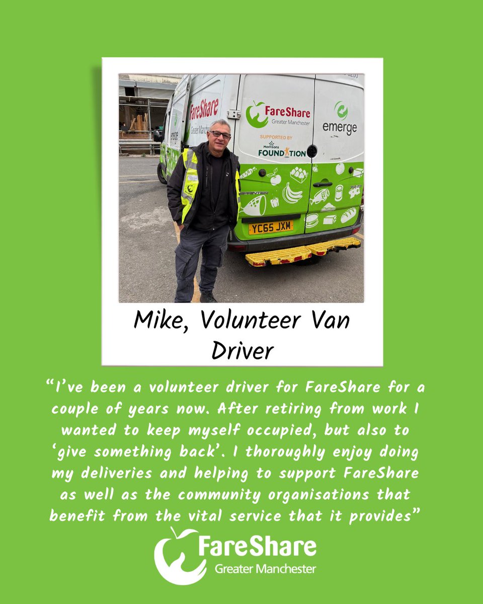 EMERGE3Rs (@emerge3rs) on Twitter photo Want to do something really impactful?
Become a Volunteer Van Driver with @faresharegm!
Help us deliver food to good causes!
Call us on 0161 223 8200
Email us on volunteering@faresharegm.org.uk
Or visit our website for more details.
🕐 Flexible hours
🚚 No special licence needed Want to do something really impactful?
Become a Volunteer Van Driver with @faresharegm!
Help us deliver food to good causes!
Call us on 0161 223 8200
Email us on volunteering@faresharegm.org.uk
Or visit our website for more details.
🕐 Flexible hours
🚚 No special licence needed