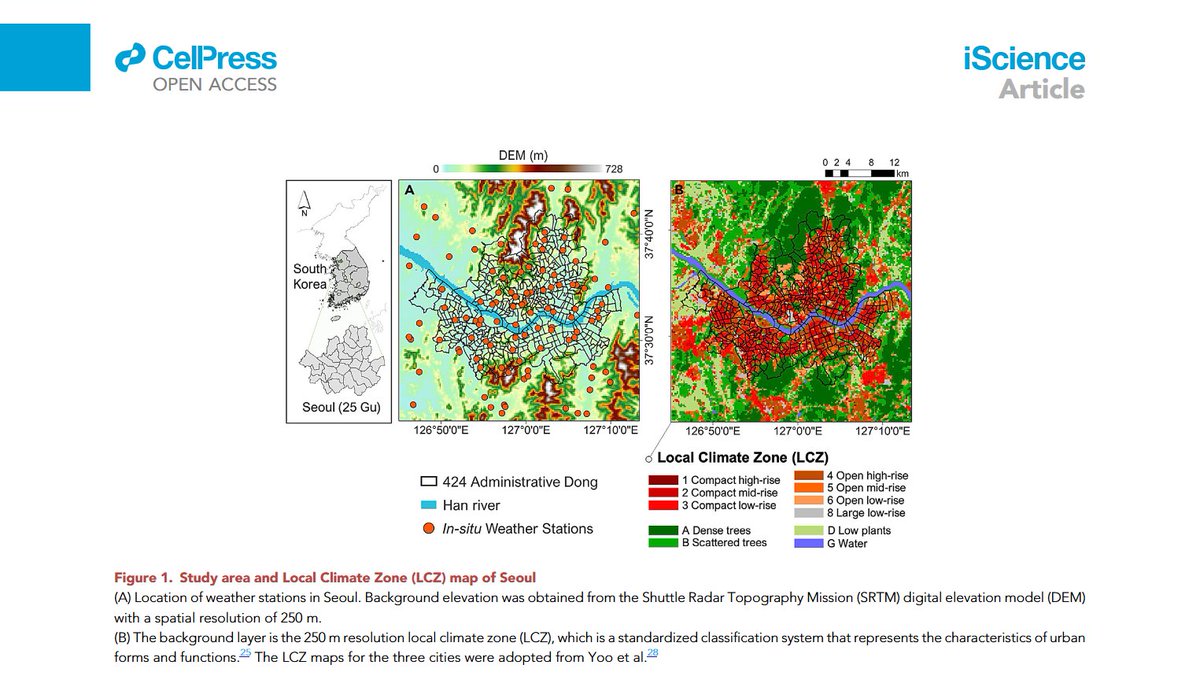 📚 From the archives: Dr. Yoo and team introduced a dynamic framework for assessing urban heat risk by Integrating spatiotemporal air temperature and real-time population data.

Read more: sciencedirect.com/science/articl…

#ClimateChange #UrbanHeat