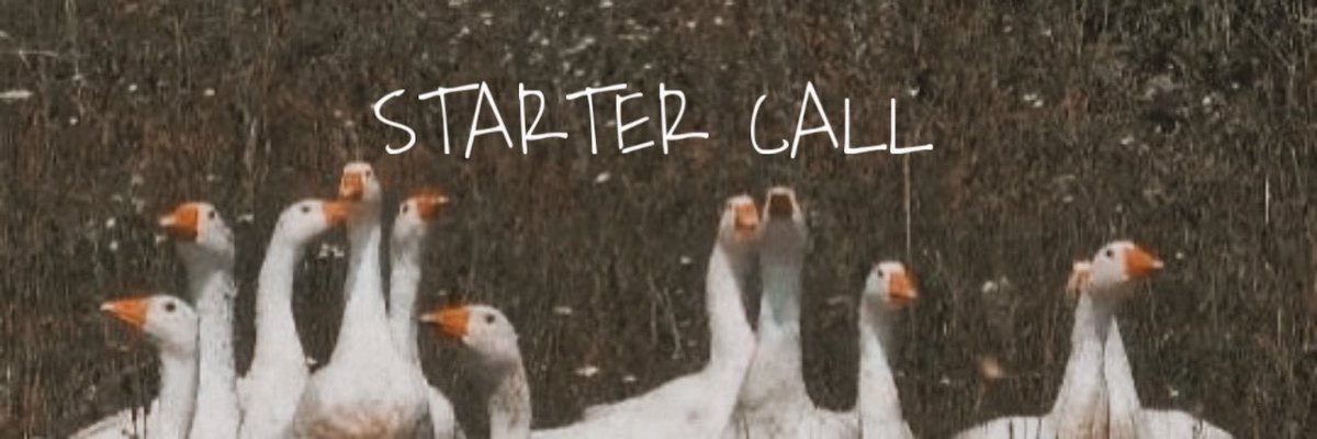 N0TMYTEARS's tweet photo. < STARTER CALL. >

❤️ for a brief written starter with context.
RT to spread the word ! 

length varies. If you wish to properly plot, feel free to dm me.
ㅤ https://t.co/ZQVDkQIQcG