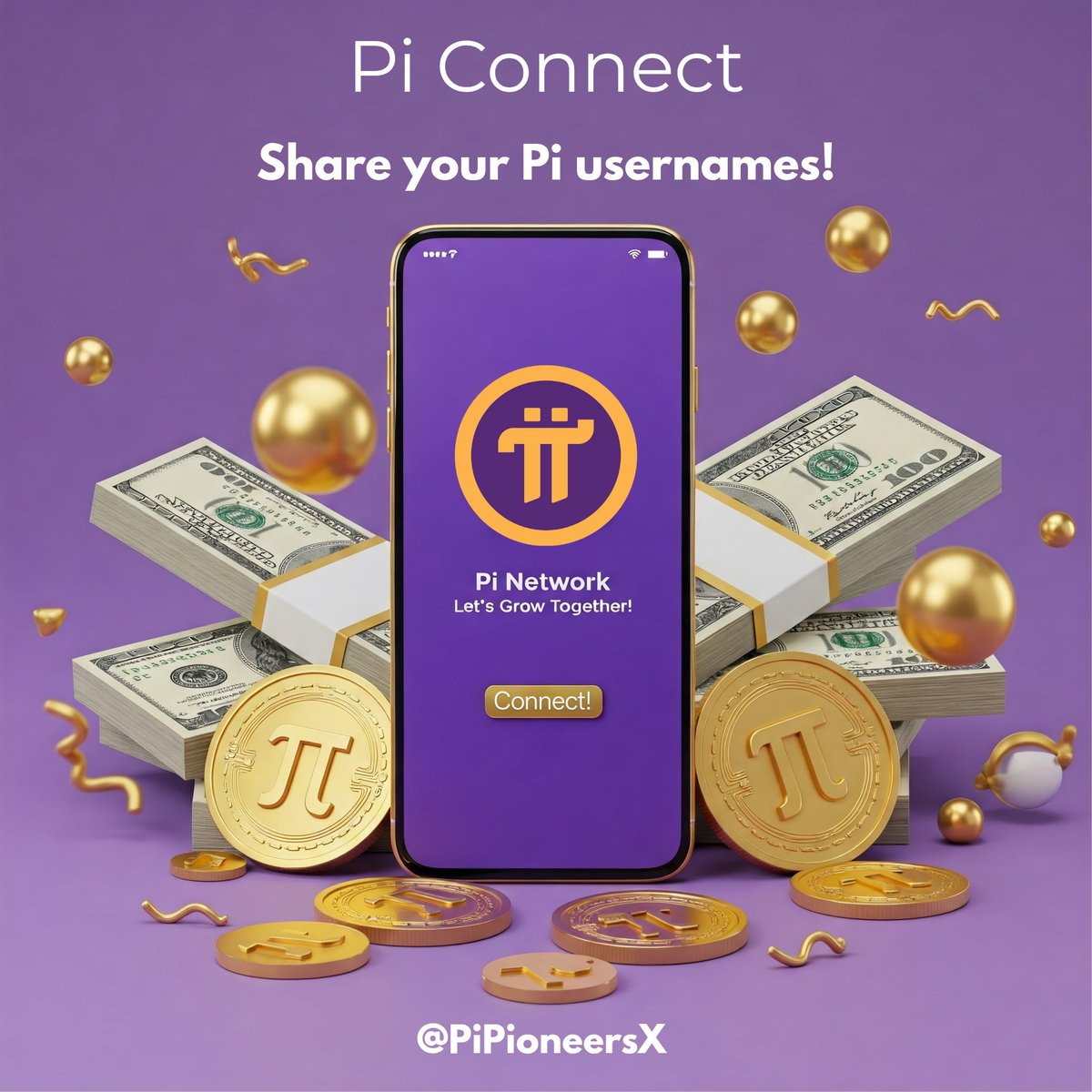 PiPioneersX's tweet photo. 🗨️ Share Your $Pi Usernames! 💰

🔹Connect with other Pioneers 🤝
🔹Grow Your Pi Profile! 👤
🔹Boost Utility Bonus for Mining! 🚀

🔸Add user: Ajataju

♥️ Like, 🔁 Repost and 📲 Follow
— so this post can reach more Pioneers and to grow our community!

#Pi #Pinetwork #PiSocial #PiProfile