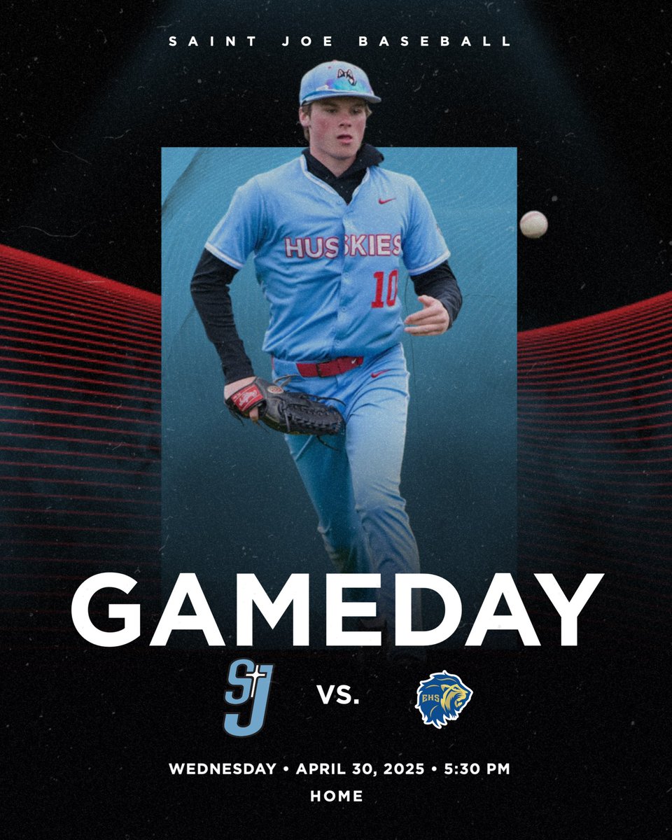 Saint Joseph High School Athletics (@saintjoesports) on Twitter photo It’s Game Day!
<a href="/SaintJoeBsball/">Saint Joe Baseball</a> is home today against Elkhart at 5:30 PM. JV is on the road.
#GoSaintJoe It’s Game Day!
<a href="/SaintJoeBsball/">Saint Joe Baseball</a> is home today against Elkhart at 5:30 PM. JV is on the road.
#GoSaintJoe