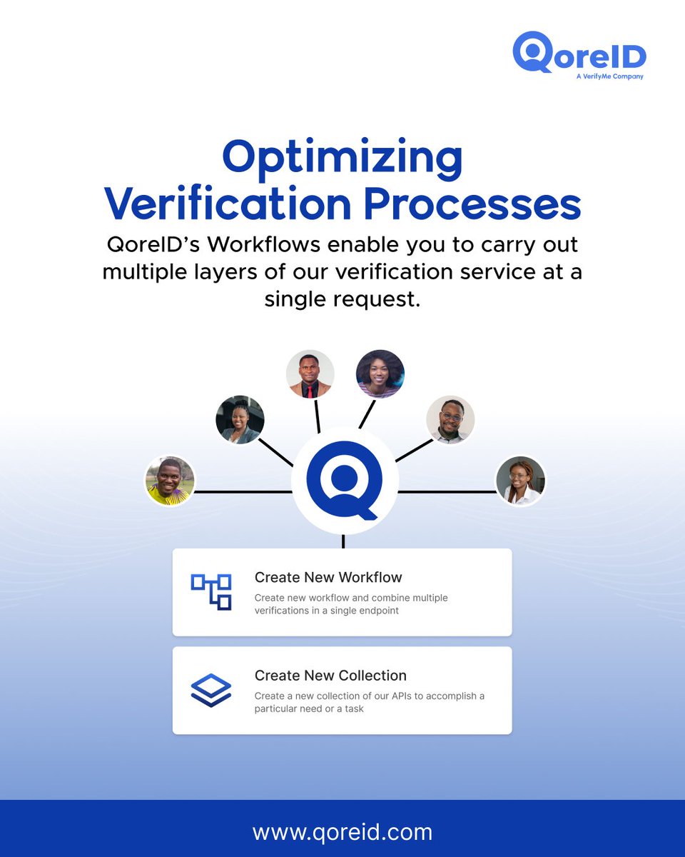 getqoreid's tweet photo. QoreID Workflows provide businesses with a unified verification solution, eliminating the complexities of multiple integrations.
#SecureOnboarding #FraudDetection #QoreID #FraudPrevention #LoanVerification #SeamlessOnboarding https://t.co/RFoGk18xkh