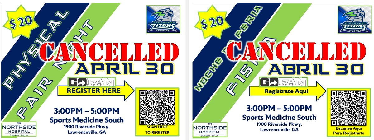 DiscoveryAthletics (@dhs_titans) on Twitter photo PHYSICAL NIGHT HAS BEEN CANCELLED. If you purchased a ticket for this event, the funds have been refunded. <a href="/DiscoveryTitans/">DiscoveryTitans</a> <a href="/CoachGroshek/">Coach Roy Groshek</a> <a href="/Disco_TFXC/">Disco TFXC</a> <a href="/DhsFlag/">Discovery High Flag Football</a> <a href="/disco_ladyhoops/">Discovery Women’s Basketball</a> <a href="/DHSTitansHoops/">Discovery Basketball</a> <a href="/titansvb/">Discovery Volleyball</a> <a href="/TitansSoccer1/">Titans Soccer</a> <a href="/GirlsDHSSoccer/">Discovery HS Girls Soccer</a> PHYSICAL NIGHT HAS BEEN CANCELLED. If you purchased a ticket for this event, the funds have been refunded. <a href="/DiscoveryTitans/">DiscoveryTitans</a> <a href="/CoachGroshek/">Coach Roy Groshek</a> <a href="/Disco_TFXC/">Disco TFXC</a> <a href="/DhsFlag/">Discovery High Flag Football</a> <a href="/disco_ladyhoops/">Discovery Women’s Basketball</a> <a href="/DHSTitansHoops/">Discovery Basketball</a> <a href="/titansvb/">Discovery Volleyball</a> <a href="/TitansSoccer1/">Titans Soccer</a> <a href="/GirlsDHSSoccer/">Discovery HS Girls Soccer</a>