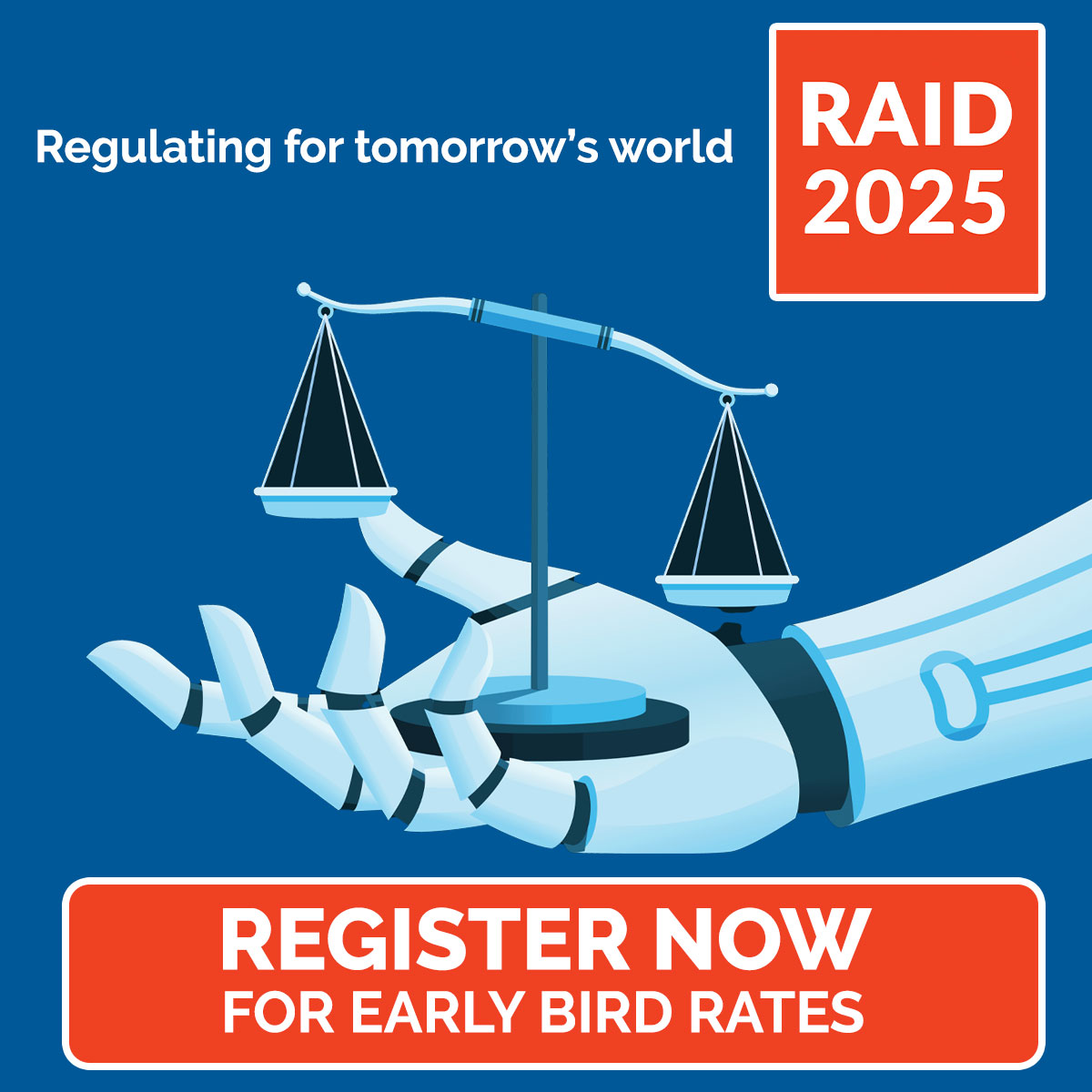 🚨 Early bird ends in 1 month! 🚨
Join global leaders at RAID 2025 to explore smart tech regulation, competitive AI, data flows, online safety &amp; more.
Theme: Regulating for Tomorrow’s World
Register now 👉 eu1.hubs.ly/H0jM5M20
#RAID2025 #TechRegulation #TechPolicy #AI