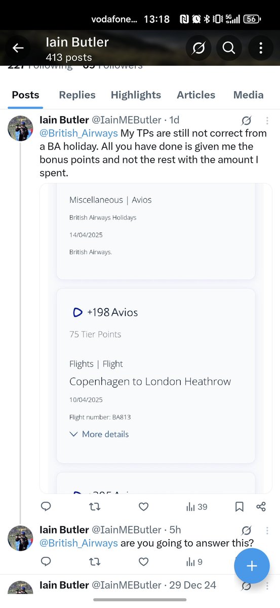 IainMEButler's tweet photo. @British_Airways are you going to keep ignoring this? https://t.co/sfb8VKaY2N