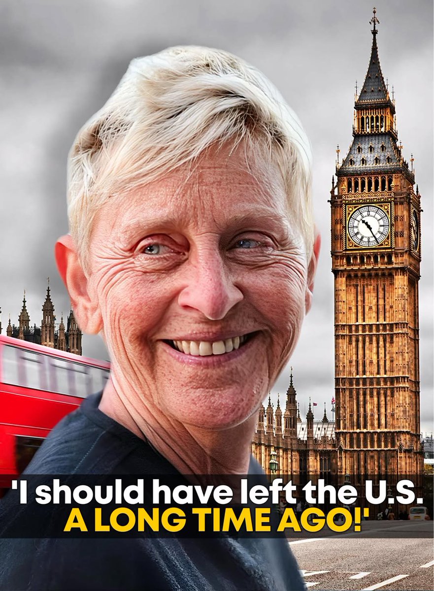 Ellen DeGeneres has ‘NO REGRETS’ in moving to England earlier this year

According to multiple sources, the former talk show host said ‘The U.K. has embraced me with open arms. I should have left the U.S. a long time ago!’.