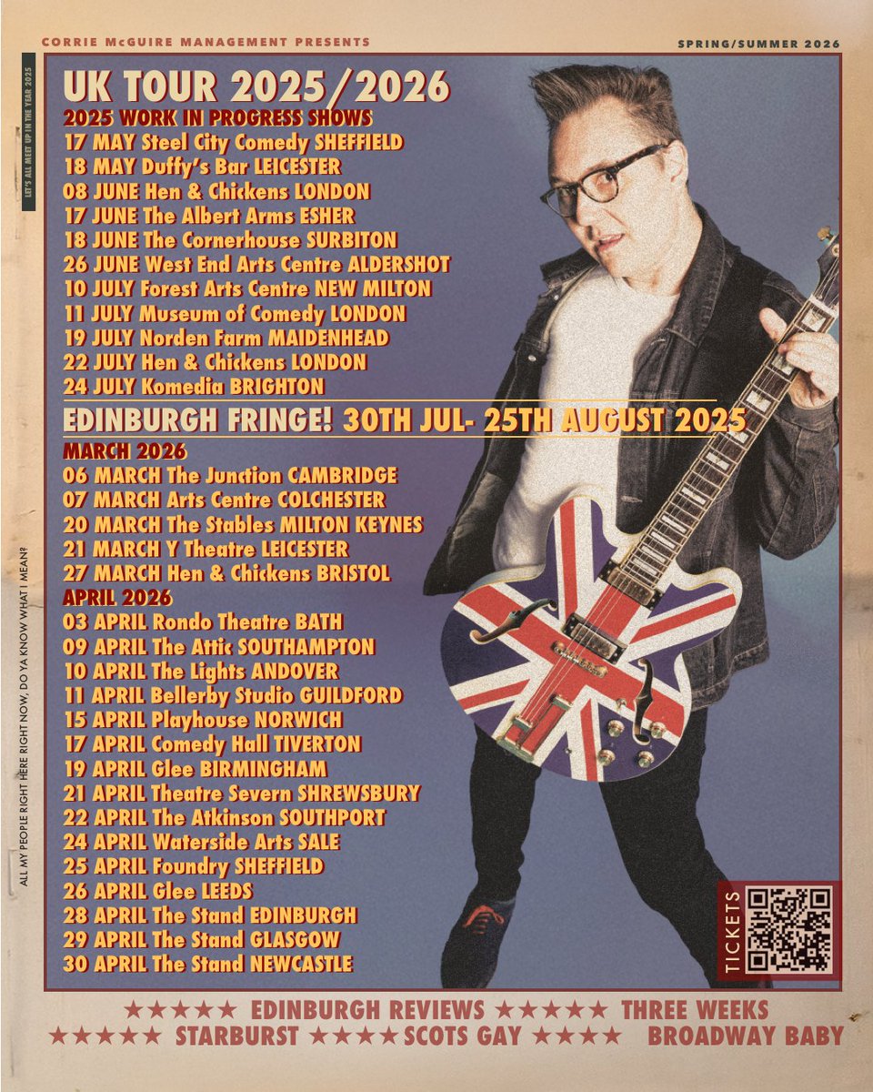 BRITPOP COMEDY ON TOUR! Come see me wax nostalgic — full UK TOUR of The Britpop Show kicking off March 2026. Tickets: marcburrows.co.uk/the-britpop-ho…