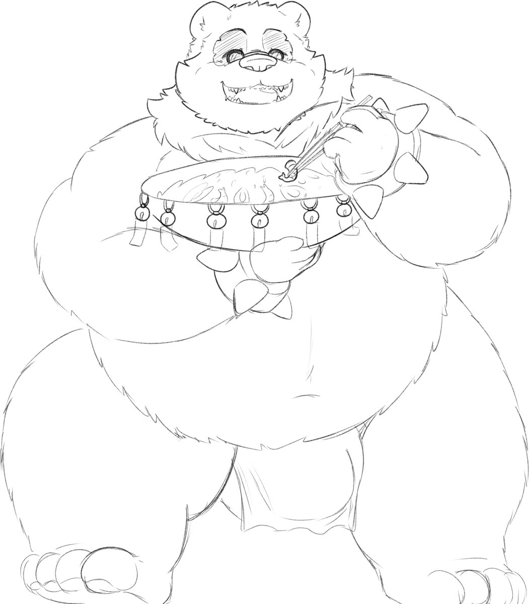 Un boceto de Pan Yin Hu que hizo Lian <3
luego lo coloreamos >:3!
#PanYinhu #furryartist #zzzero #panda