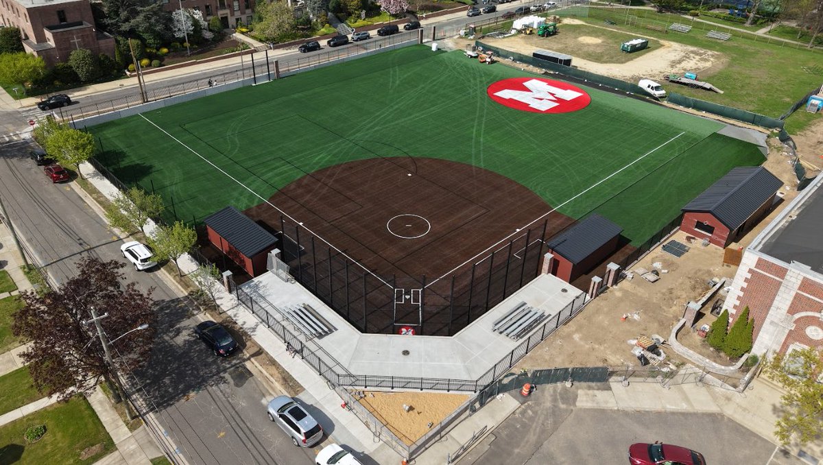 Hoping to see kids running on it on Monday!