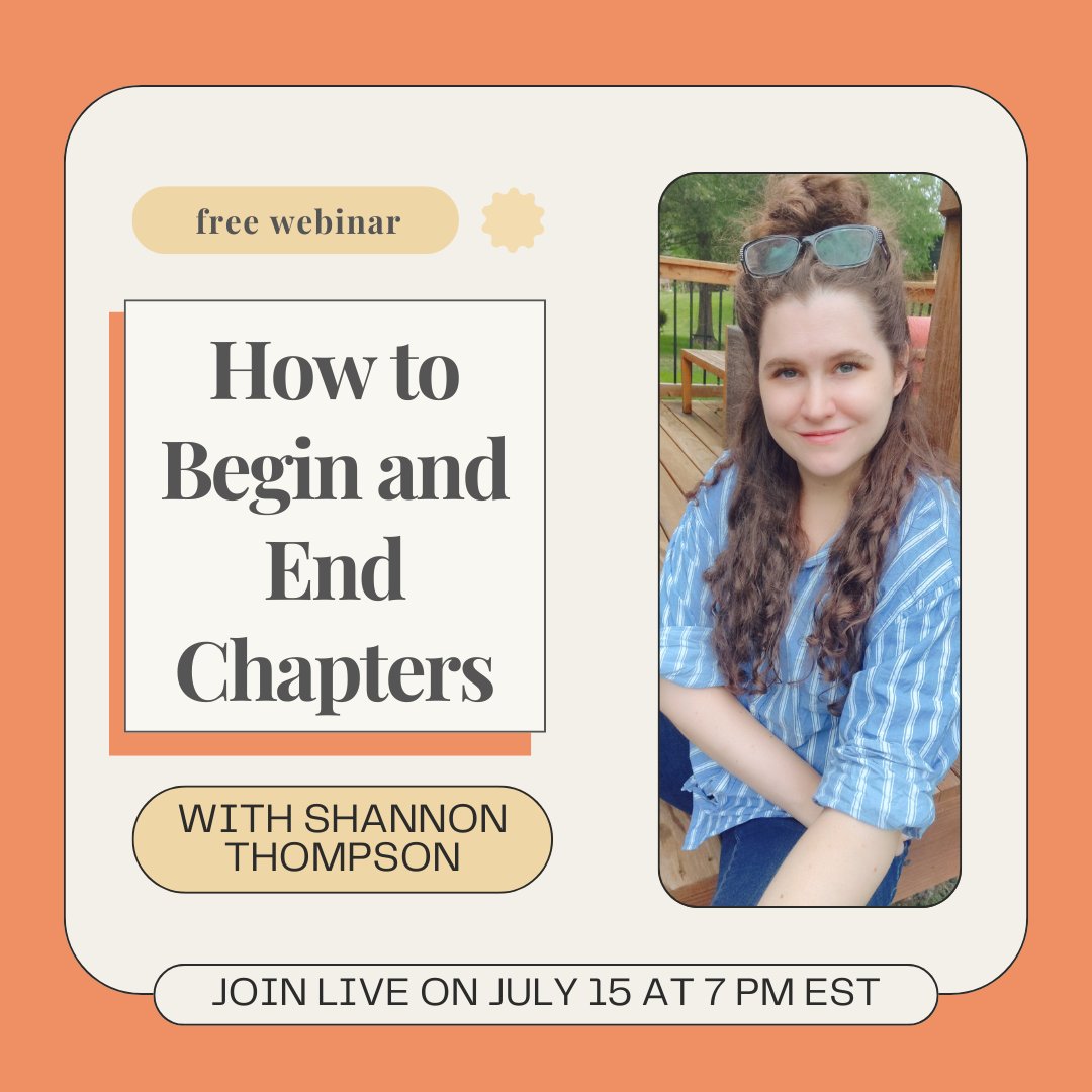 Thank you to everyone who came out to my #querying webinar last night! My next event is on July 15. 

Learn more: attend.ocls.org/event/13372158