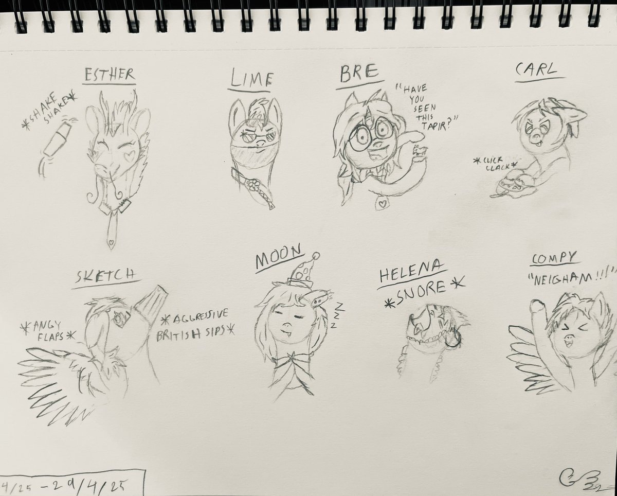 I don’t do a lot of art post but this was the first doodle I did after my time at the last Babscon. So here was a bunch of memorable moments with my friends ^^” (I’m not very good a drawing but I’m kinda happy with this bunch)
