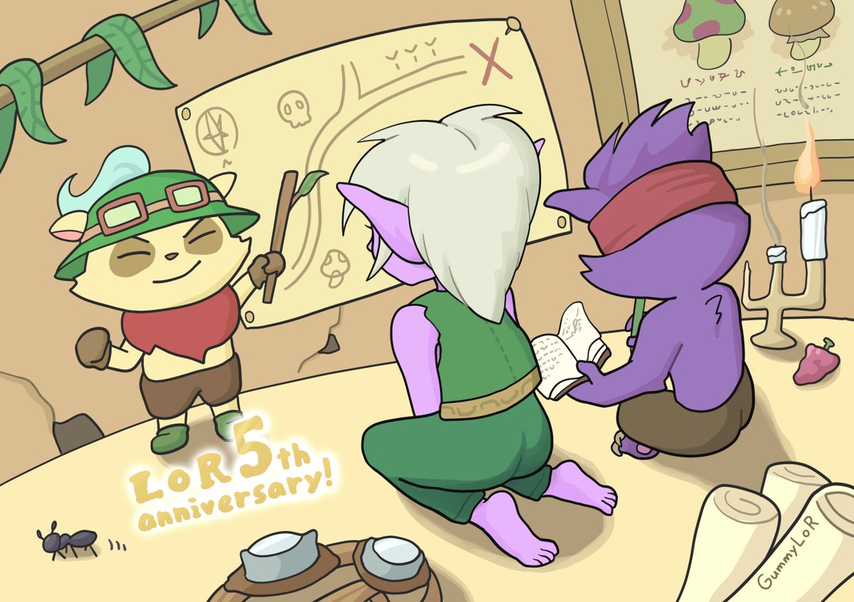 LoR5周年おめでとう！
#5YearsOfLoR #LegendsOfRuneterra
