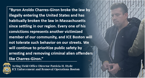 ERO Boston (@eroboston) on Twitter photo ICE <a href="/EROBoston/">ERO Boston</a> in partnership with <a href="/FBIBoston/">FBI Boston</a>, <a href="/ATFBoston/">ATF Boston</a> & <a href="/DEANEWENGLAND/">DEANewEngland</a> arrests Guatemalan alien convicted of multiple crimes in Massachusetts.
Link: ice.gov/news/releases/… ICE <a href="/EROBoston/">ERO Boston</a> in partnership with <a href="/FBIBoston/">FBI Boston</a>, <a href="/ATFBoston/">ATF Boston</a> & <a href="/DEANEWENGLAND/">DEANewEngland</a> arrests Guatemalan alien convicted of multiple crimes in Massachusetts.
Link: ice.gov/news/releases/…
