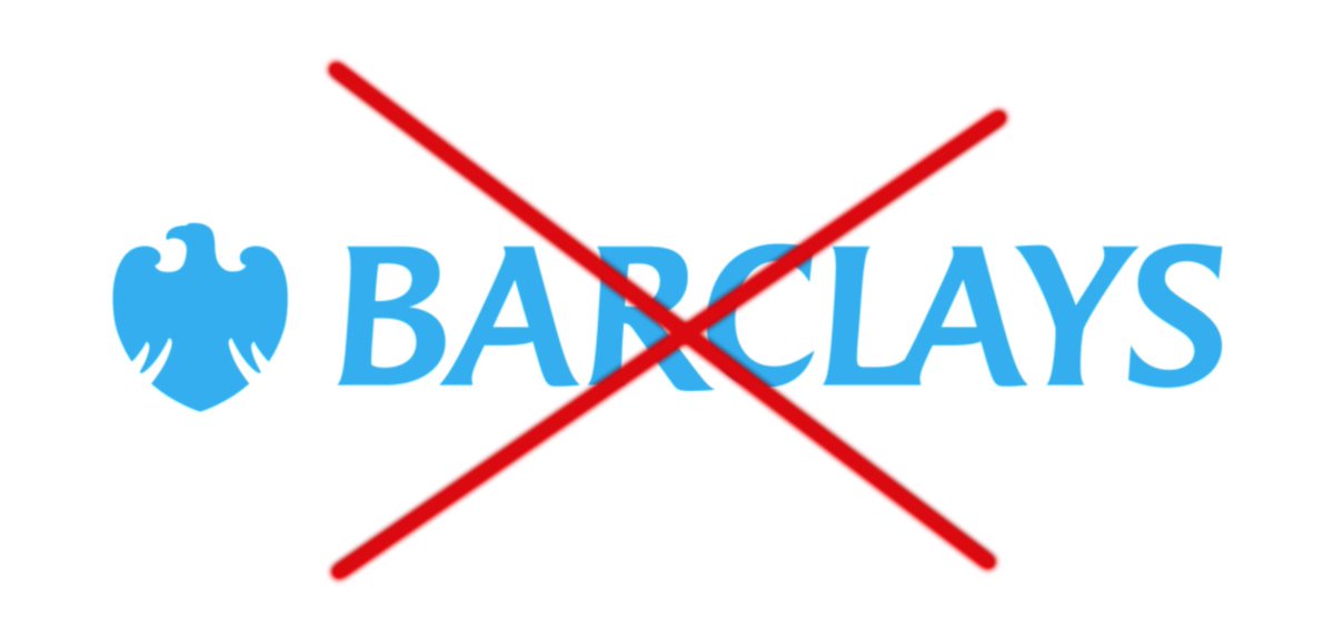 .<a href="/Barclays/">Barclays Bank</a> <a href="/BarclaysUK/">Barclays UK</a> has just confirmed they will harass and discriminate against their trans employees by limiting their toilet choices.

I’ve already transferred all my cash out and will be closing the accounts. You should do the same.
