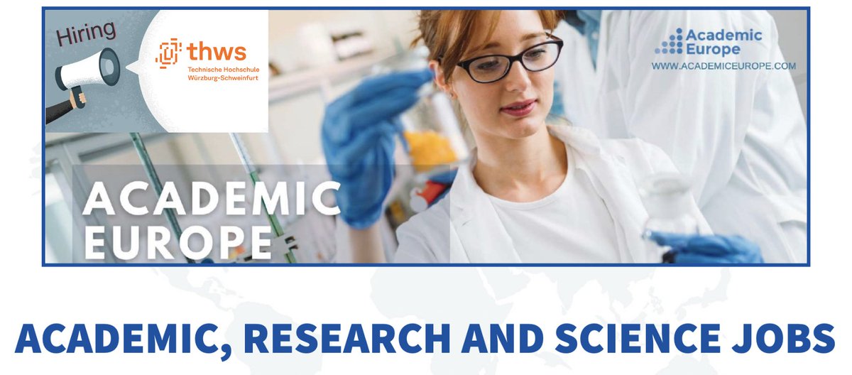 Academic_Europe's tweet image. Job - Alert ⚙️

⚙️ Professorin/Professor (w/m/d) - W2-Professur für Schaltungstechnik

Deadline: 2025-05-22

Location: Germany, Schweinfurt, Bayern

academiceurope.com/job/?id=7493

#hiring #THWS #Circuittechnology #electricalengineering #Electronics #professor