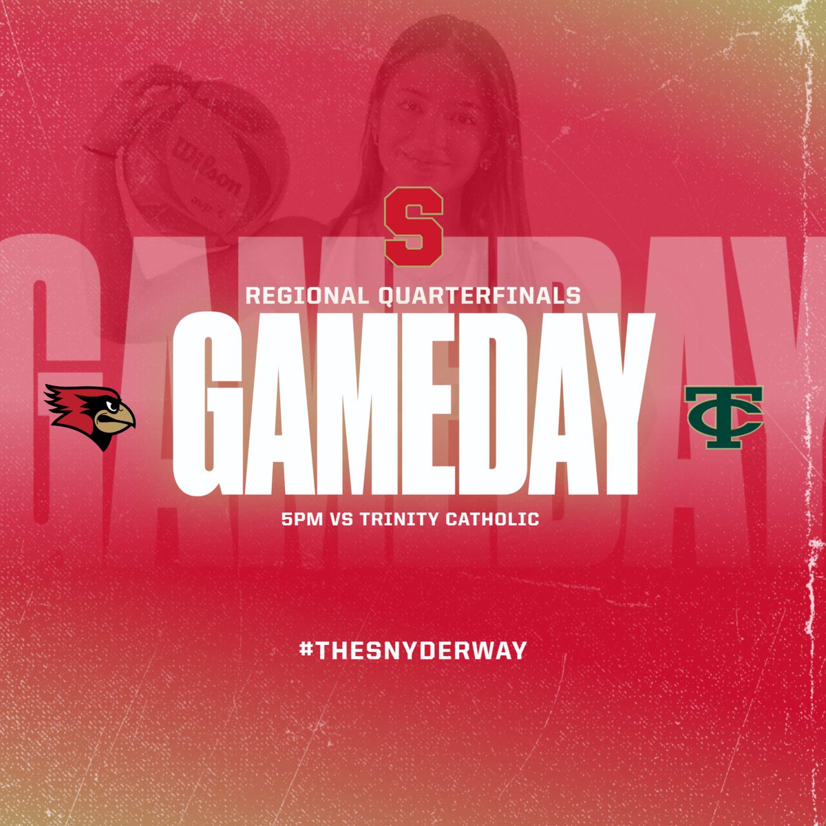 It's GameDay!

Cards are in action today at home in the Regional Quarterfinals vs Trinity Catholic!

#TheSnyderWay
