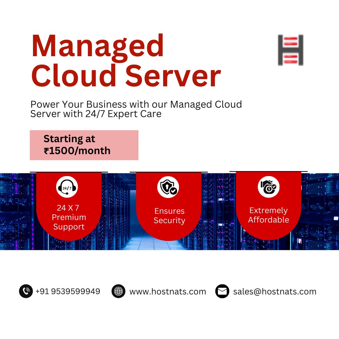 hostnats's tweet photo. Ready to take your business to the next level?

Discover the power of Hostnats' Managed Cloud Servers – where performance meets reliability.

Visit: https://t.co/fwtVc9YuJ5

#ManagedCloudHosting #Hostnats #CloudSolutions #BusinessHosting #SecureHosting #24x7Support https://t.co/mKwoQkJ3Pa