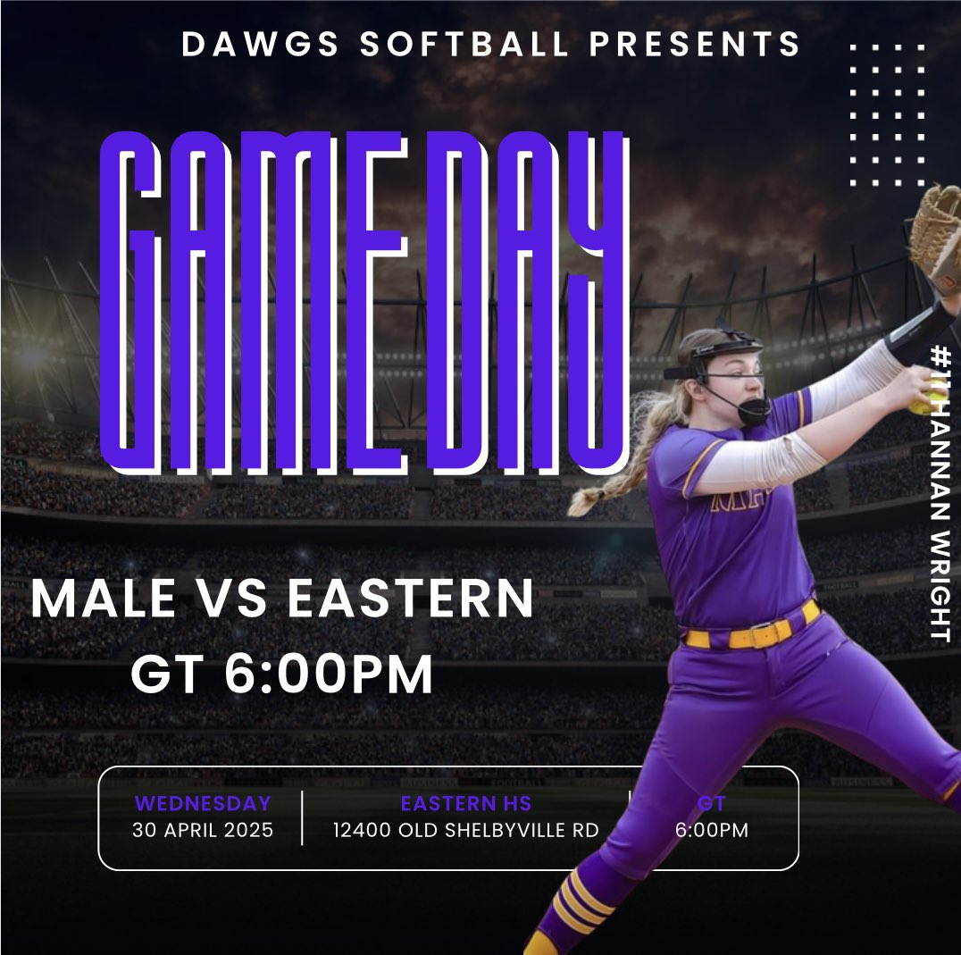 GAME DAY!  Lady Bulldogs at Eastern today.   GT 6:00pm. <a href="/Hannah_Wright06/">Hannah</a>  #dawgssb