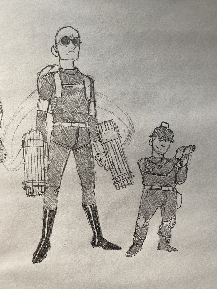 Mini Sentry Drawing @REFUSERADIO I suggest my mini sentry design where he’s a little person ...