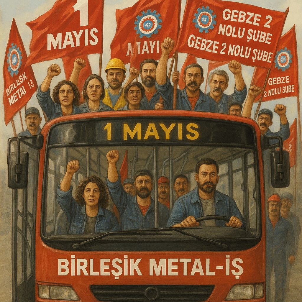 1 Mayıs İşçi Sınıfının Birlik Mücadele ve Dayanışma Gününde taleplerimizi haykırmak için sendikamız ile birlikte meydanlardayız. <a href="/BirlesikMetal/">BİRLEŞİK METAL-İŞ</a> <a href="/BirGun_Gazetesi/">BirGün Gazetesi</a> <a href="/OzkanAtarr/">ÖZKAN ATAR</a> <a href="/ali_celtek/">ALİ ÇELTEK</a>