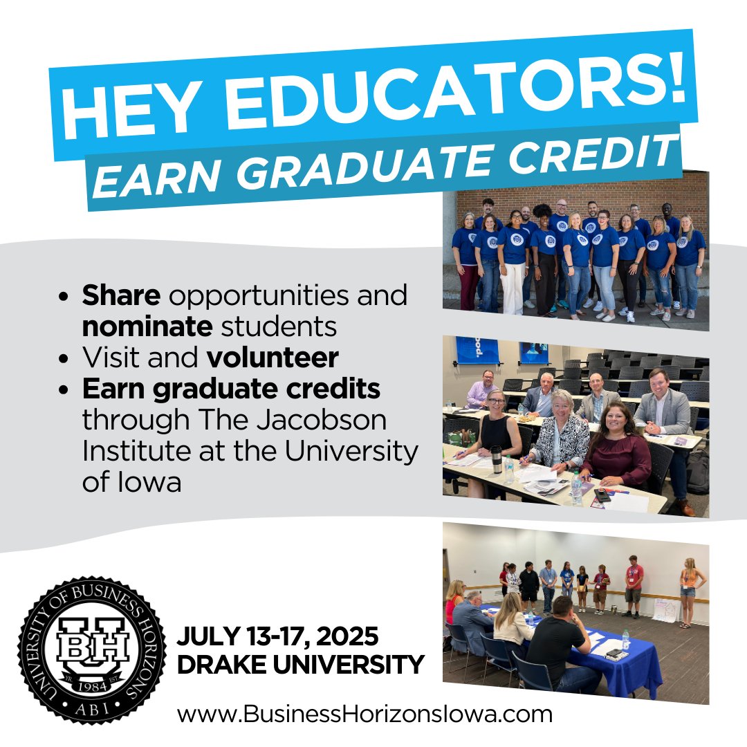 Attention educators! Elevate your professional journey...volunteer, gain valuable PD experience, and even earn a graduate credit by attending just two days plus an online session. Don’t miss out on this opportunity, learn more here - loom.ly/YmP4ryA