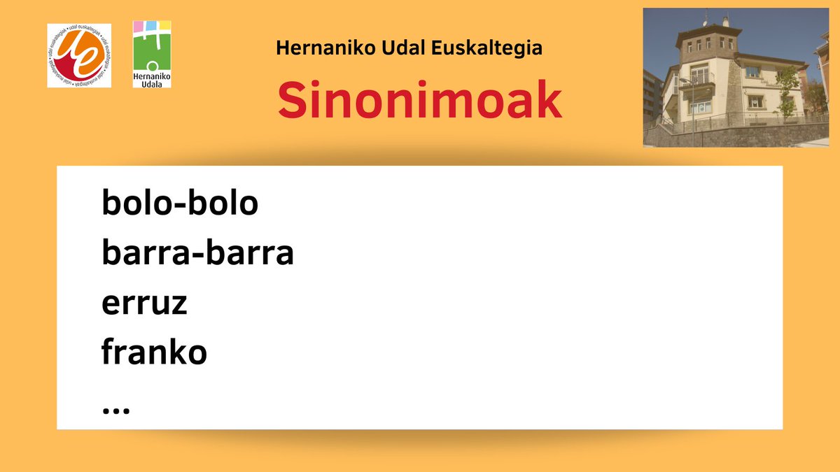 #sinonimoak #hiztegia #euskara
Iturria: Sinonimoen Hiztegia. UZEI